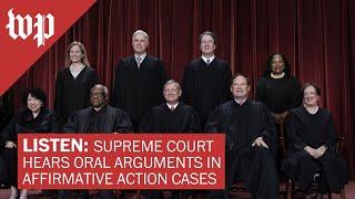 Supreme Court hears oral arguments in affirmative action cases (FULL AUDIO STREAM)