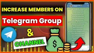 Telegram Group Me Members Kaise Badhaye | How To Increase Telegram Group Members