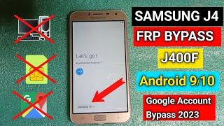 Samsung J4 Frp Bypass | J400F Google Account Bypass Android 9/10 | J4 Frp Bypass Without Pc 2023