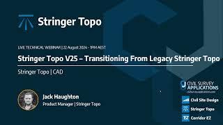 Webinar | Transitioning from Legacy Stringer Topo (BricsCAD & AutoCAD)