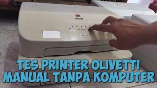 Tes Printer Passbook Olivetti