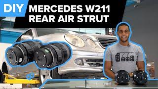 Mercedes W211 E500 Rear AIRMATIC Air Strut Replacement (W211 E320, E550, CLS500, CLS550 & More)