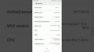 Miui9 v7.8.31 for redmi note 3