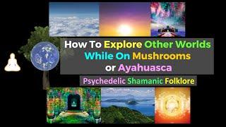 How to Explore Other Worlds While On Mushrooms or Ayahuasca - Psychedelic Shamanic Folklore