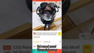 REKOMENDASI TAS RANSEL under 50 ribu, shopee haul, link produk.