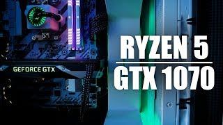 Building and Benchmarking a Ryzen 5 1500X + GTX 1070 PC!