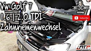 VW Golf VII (7) | 2.0 TDI EA288 |CRB| Zahnriemenwechsel | Anleitung | Drehmomentwerte | Timing Belt