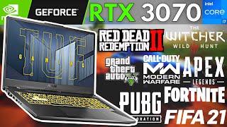 RTX 3070 + i7-11370H test in 8 games (ASUS TUF Dash F15)