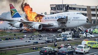 Emergency Landing Crash In Building | South African Boeing 747 Incident | Air Crash Investigation