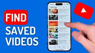 How to Find Saved Videos on Youtube (iPhone & Android)