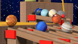 Planets of the Solar System Marble Run Race   Have fun learning the names of the eight planets