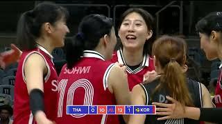 Highlight VNL 2024: Thailand vs Korea Selatan 1-3 | Volleyball Nations League 2024 Women - Moji