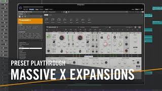 Preset Playthrough - MASSIVE X Expansions | Native Instruments