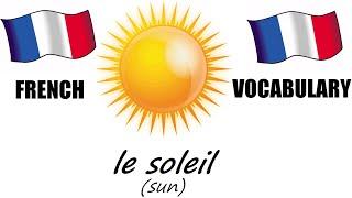 French Lesson 7 - WEATHER Vocabulary - Learn French - The French Minute