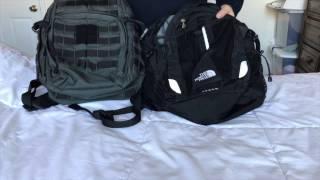 5.11 Tactical Rush 12 Tactical Backpack Double Tap vs Northface Recon