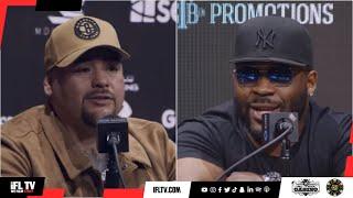 'HAVE I GOT PERMISSION TO KICK YOUR A**?' - ANDY RUIZ vs JARRELL MILLER PRESSER IN NYC