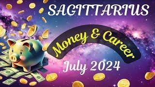 ️ SAGITTARIUS  Money & Career Reading JULY 2024 #tarot #astrology #horoscope