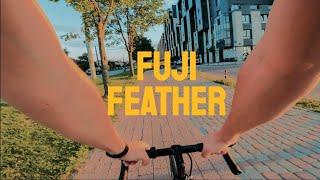 Daily commute on a fixed gear Fuji Feather