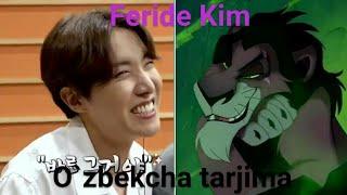 Run BTS 109 epizod  Feride Kim uzbek tiliga o`girdi