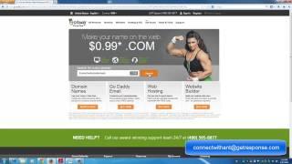 How To Buy A  99 Cent Domain From Godaddy  | 626-387-3962 Call Now