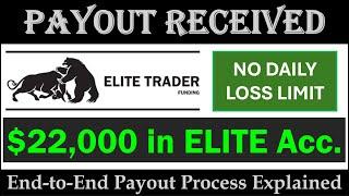 Elite Trader Funding ETF - Payout Process #propfirmtrader #nasdaqtrading #fundedtrading