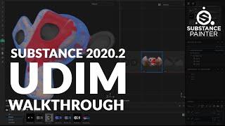 SUBSTANCE PAINTER 2020.2  - UDIM -WALKTHROUGH WITH BLENDER !