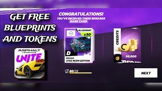 Get Free Blueprints and 750 Free Tokens || Asphalt Legends Unite