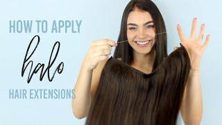 How to Apply the 30 Second ZALA Halo - ZALA Halo Hair Extensions