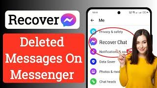 New! How To Recover Deleted Messages On Messenger (2024 Update) | Recover Deleted Facebook Messages