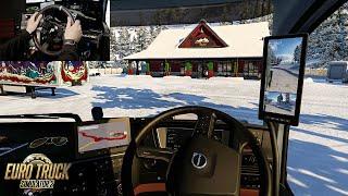 EPIC Christmas Delivery in New Volvo FH6! | ETS2 | Fanatec DD+