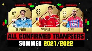 ALL CONFIRMED TRANSFERS NEWS SUMMER 2021 - FOOTBALL!  ft Varane, Grealish, Depay… etc