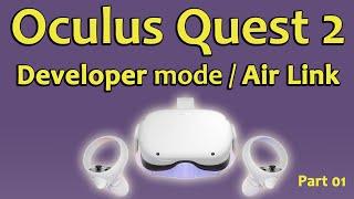 Developer mode and Air Link on Oculus Quest 2