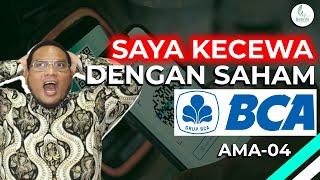 AMA #04 PENYEBAB UTAMA SAHAM BBCA Terlihat tidak menarik, Mari belajar bersama.