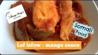 Lef lefow - mango sauce