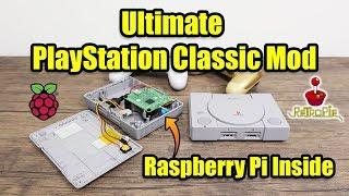 Ultimate PlayStation Classic Mod -  I Put A Raspberry Pi In It!
