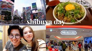 couple vlog in Japan | shibuya crossing, karaoke  nintendo store, ramen 