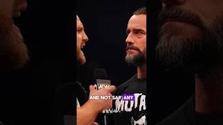 Cm Punk Talks About Hangman Page Going Off Script(VIA:MMA HOUR)..#shorts