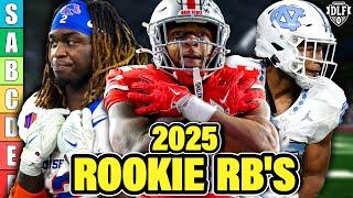 2025 Rookie Running Back Rankings (Post-Combine)