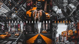 How to Edit Urban Black and Orange - Lightroom Mobile Presets DNG | Urban Dark Orange | Urban Orange