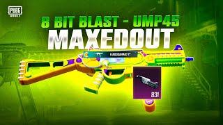 8-Bit UMP45 Upgrading to Maxed with 831 Materials |  PUBG MOBILE