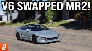 Driving the V6 Swapped Toyota MR2 for the FIRST TIME! (Lotus Evora Engine)