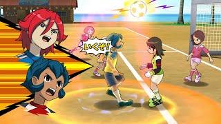 Inazuma Eleven Go Strikers 2013 Raimon 10 Vs Inazuma Girls 7 Wii 1080p (Dolphin/Gameplay)