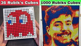 Rubik’s Cube Mosaic Art: Level 1 to 100 