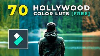 FREE Cinematic LUTs Download | 70+ Hollywood LUTs | Color Grading in Filmora X