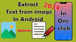 How to copy text from image in android