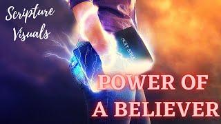 Power of a Believer / Scripture Inspirational / Jesus on the Cross / Power of the Cross