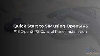 #18 OpenSIPS Control Panel Installation