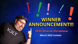 AWI SR3D Mic Winner Announcement!