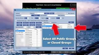 Ninja Blaster Tutorial - Sort My Groups By Privacy Settings With Ninjablaster