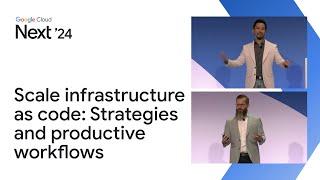 Scale infrastructure as code: Proven strategies and productive workflows